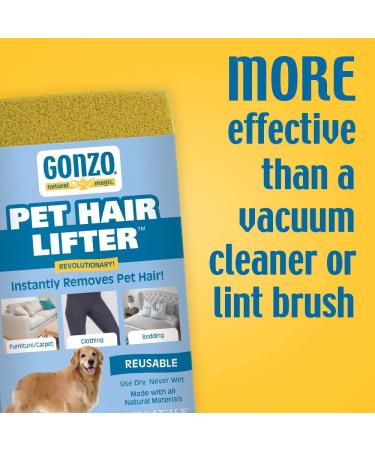 Gonzo Pet Hair Lifter - Remove Dog & Cat Hair from Furniture, Carpet & Clothing - Buy Online on GoSupps.com