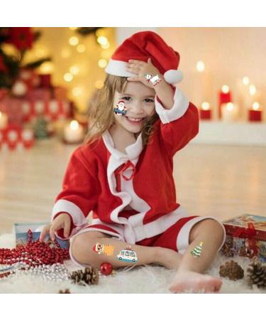 Ooopsiun Christmas Tattoos for Kids - 80 Santa Claus, Snowman, Reindeer Designs | Party Favors & Decorations - Buy Online on GoSupps.com