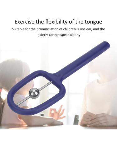 ANGGREK U-Shaped Tongue Tip Trainer - Improve Speech & Mouth Muscle Strength (Blue) | International Shipping Available - Buy Online on GoSupps.com