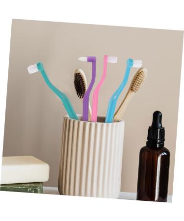 Collbath 4-Piece Double-Headed Manual Toothbrush Set | Interspace Cleaning Conical Brushes for Daily Use - Buy Online on GoSupps.com