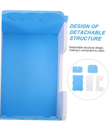 HAPINARY 1pc Hamster Toilet Trash Can Chinchilla Toilet Hamster Litter Toilet Small Pet Supply PVC 15x10cm Blue - Buy Online on GoSupps.com