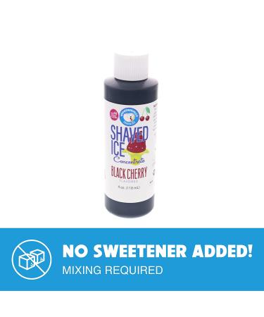 Black Cherry Shaved Ice & Snow Cone Flavor Concentrate - 4 fl oz (Makes 1 Gallon Syrup) - Buy Online on GoSupps.com