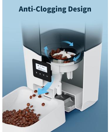 Ymiko Automatic Cat Feeder with Voice Recorder - Programmable Timed Pet Dispenser for 1-4 Meals Per Day (3L) - Buy Online on GoSupps.com
