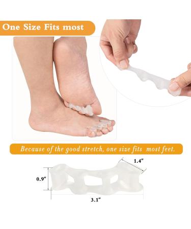 SEBS Toe Separator Set - Gentle Relief for Foot Pain, Bunions & Hammer Toes (2 Pairs) - Buy Online on GoSupps.com
