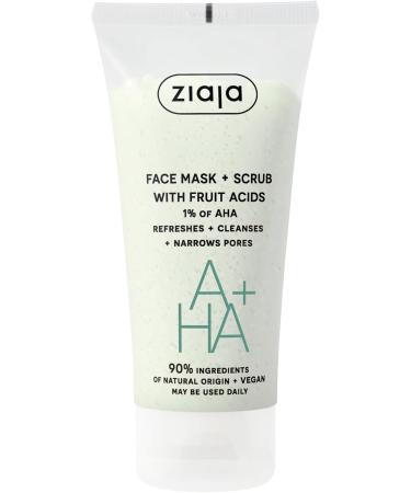 Ziaja Fruit acid facial mask and scrub - Buy Online on GoSupps.com