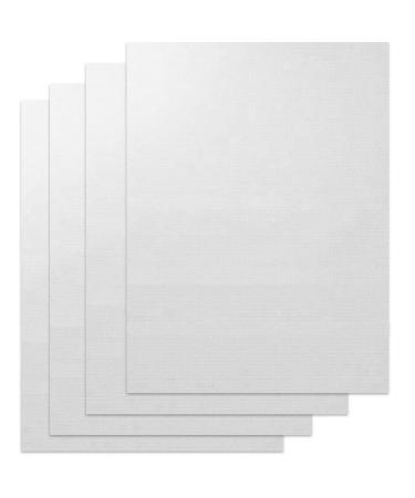 LokiLux PTFE Teflon Sheet for Heat Press 4 Pack 16 x 24 Non Stick Heat Resistant Craft Mat Heat Transfer Teflon Paper Sheet for Baking/Grill Mats White 16 x 24 White