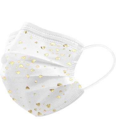 30PC Kids Lace 4 Ply Disposable_Face_Mask Breathable Elastic Earloops for Boys Girls Daliy Use - Buy Online on GoSupps.com