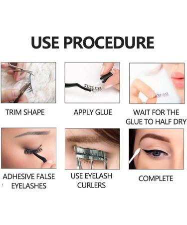 10 Pair False Eyelashes Reusable Thin Half False Eyelashes with Transparent Box Easy to Apply and Remove Fiber Natural False Eyelashes for Time-Saving Gift for Mom Grandma Wife Daughter(size:A) - Buy Online on GoSupps.com