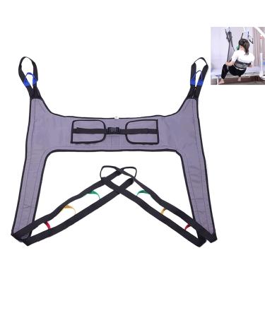 Toileting Sling Patient Full Body Lift Sling Heavy Duty Transfer Sling Divided Leg Shower Sling for Patient Lifts