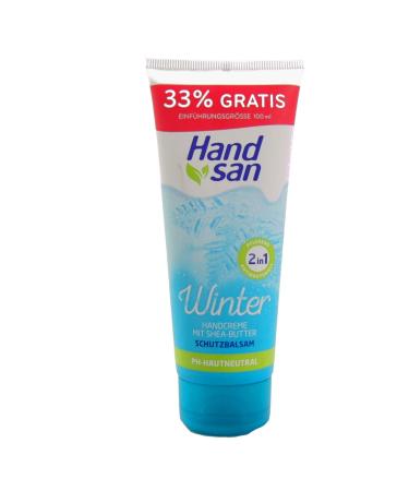 100ml Handsan Winter Hand Cream 2in1 24h Moisture with Shea & Cocoa Butter PH Neutral - Buy Online on GoSupps.com