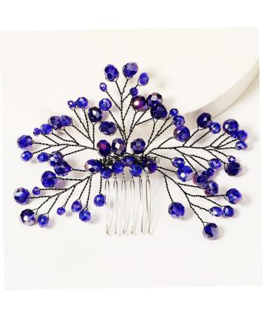 Ipetboom Bridal Wedding Comb Wedding Hair Accessories Diamond Headpiece Styling Comb Hanfu Hair Accessories Bridal Hair Accessories Kids Comb Zircon Banquet Copper Wire Branches and Leaves - Buy Online on GoSupps.com
