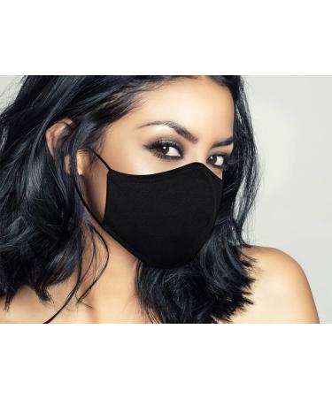 RONCATO Unisex Washable Reusable Antibacterial Mask - Black Adult Size | International Shipping Available - Buy Online on GoSupps.com