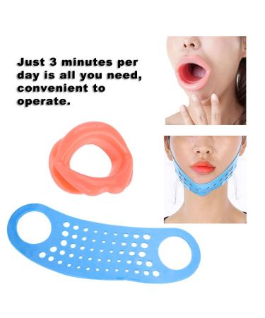 Face Sleeping Lifting Hammock - Silicone Lips Trainer & Chin Belt for Anti-Wrinkle Muscle Tightening & Smile Correction | Enhance Your Beauty - Buy Online on GoSupps.com