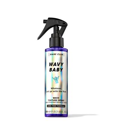MANE CLUB Wavy Baby Wave Texture Spray cruelty free vegan no sulfates or parabens 5.3 Oz