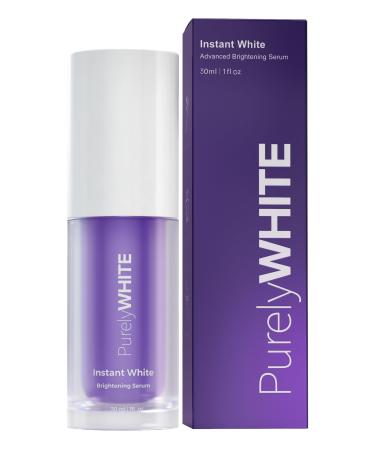 PurelyWHITE DELUXE Purple Brightening Toothpaste for Teeth Whitening (1 Fl Oz) Purple Toothpaste Purple Teeth Whitening Color Corrector Purple Toothpaste