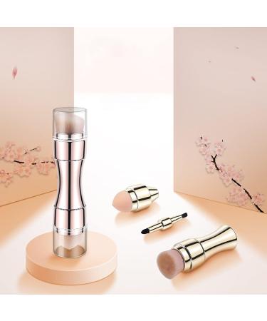 Buy Brush Concealer Applicator Brushes - Mini Makeup Eyebrow Eyeshadow Sponges & Eyeliner Kit | Travel-Friendly Gold Foundation Brushes - Buy Online on GoSupps.com