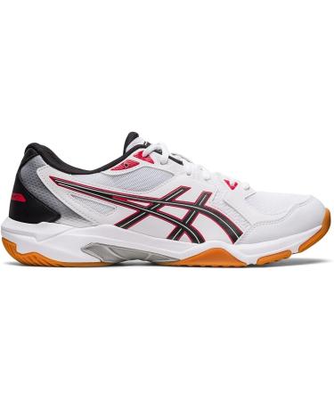 ASICS Men's Gel-Rocket 10 Court Shoes 10.5 - White/Classic Red - Buy Online on GoSupps.com