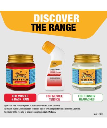  Tiger Balm Tiger Balm Muscle and Tension Lotion with Targeted Applicator 80ml - Buy Online on GoSupps.com