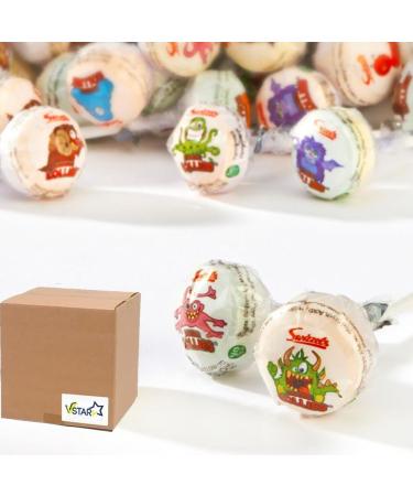 Double Lollies Retro Sweets Lollipops (100) - VSTAR - Buy Online on GoSupps.com
