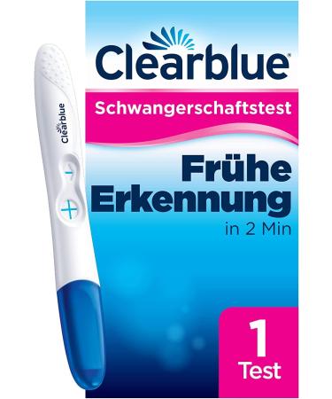 Clearblue pregnancy test Early detection early test Pregnancy test 1x early pregnancy test / early test over 99 % reliable pregnancy determine 25 miu / ml |Pack - Buy Online on GoSupps.com