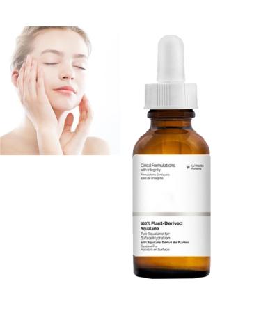 KOAHDE Squalane Oil Serum Squalane Oil Squalane Hydrating Serum Anti-Ageing Squalane Serum Natural Olive Derived Squalane Oil Squalane Brighten Facial Serum Squalane Oil Serum Deep Moisture 1PC