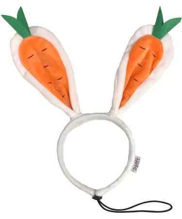 Midlee Carrot Bunny Ears Easter Dog Headband Costume (Small) - Buy Online on GoSupps.com