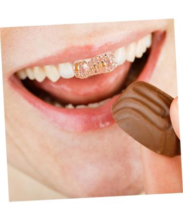 GOOHOCHY Funny Party 1pc Scorpion Single Braces Rose Gold Decor Rapper Teeth Grill Accessories 14k Gilded Set Golden 2X1cm - Buy Online on GoSupps.com