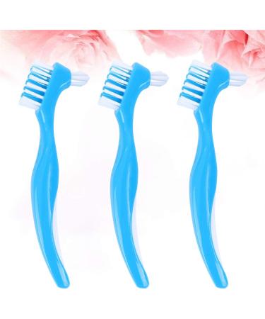 Exceart 6-Stage Double Prosthesis Nursing Toothbrush for False Teeth - Double-Sided Hygiene Brush & Adhesive Holder - Buy Online on GoSupps.com