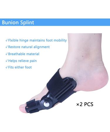 Bunion Corrector Kit | Toe Separator & Splint Set for Hallux Valgus Relief | Day & Night Bunion Brace for Men & Women - Buy Online on GoSupps.com