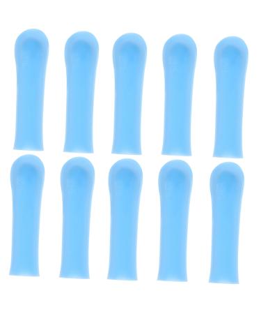 Hoement 10pcs Replaceable Silicone Ear Wax Cleaner Sleeves Use Ear Cleaning Accessories Comfortable Elegant Design