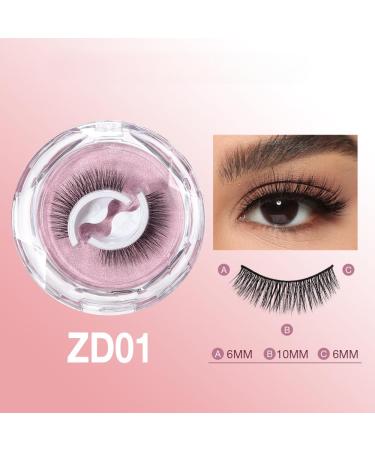 Self Adhesive Eyelashes - No Glue Needed Reusable Easy to Apply & Remove | 34 Types for Natural Makeup Look - Buy Online on GoSupps.com