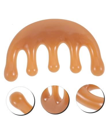Anneome Massage Comb & Scalp Massager - Gua Sha Tool for Hair Circulation Wellness Gifts & Acupuncture - 10x6.3cm Scalp Ridge Brush - Buy Online on GoSupps.com