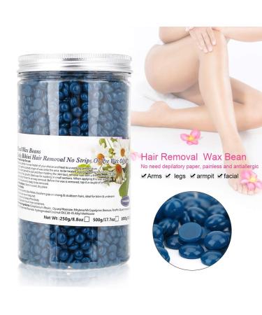 Ankroyu 500g Depilatory Hot Film Hard Wax Beans - Stripless Hair Removal for Bikini Legs & Full Body Care - Buy Online on GoSupps.com