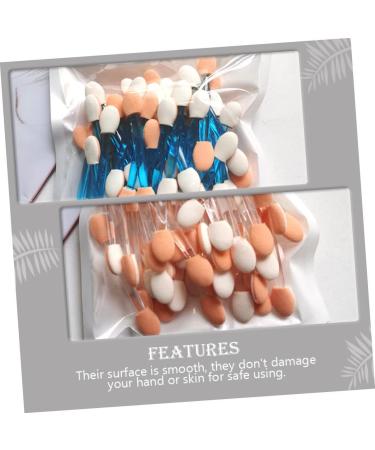 BIUDECO 120pcs Eyeshadow Blending Brush Girl Eyeshadow Makeup Brush Dual-ended Eye Stick - Buy Online on GoSupps.com