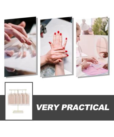 minkissy Fake Nail Paper Card 1 Set fake nail display holder iron fake nails display cards Manicure tools Autumn And Winter work card nail display cards false nails combination - Buy Online on GoSupps.com