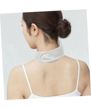 GANAZONO Compresse d'Huile Essentielle R utilisable Cou Enveloppement Cervical en Tissu Doux Blanc Fermeture Auto-Agrippante Pack d'Huile pour Sommeil et Relaxation Soin Apaisant - Buy Online on GoSupps.com