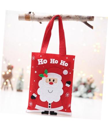 Healeved for Candies Favors Christmas Chocolate Party Bags Claus Santa Tote Pattern Cartoon Portable - Buy Online on GoSupps.com