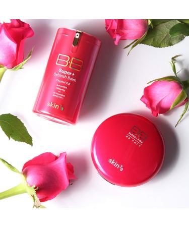 SKIN79 Super Plus Pink BB Pact 15g - Sebum Control Silky Finish Powder Pact | Light Beige Color - Buy Online on GoSupps.com