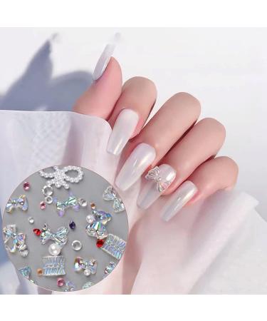 Shop 400 Pcs 3D Nail Art Charms - Heart Bear Butterfly & Bow Designs for DIY Nail Decoration - International Shipping Available - Buy Online on GoSupps.com