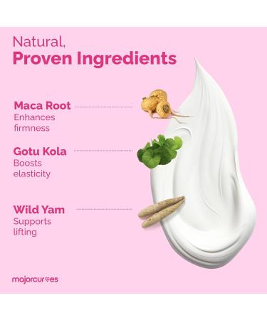 Major Curves Bust Booster Breast Enhancement Cream Firming and Lifting Formula for Bigger Fuller Rounder Curves and Volume Natural Bust Enhancer for Women Made in USA - Buy Online on GoSupps.com