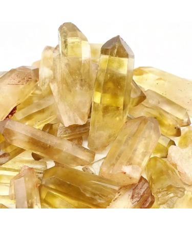 Natural Crystal Rough Wholesale Natural Rough Stone Yellow Crystal Points Raw Citrine Strip for Decorate (Color : 200g) - Buy Online on GoSupps.com