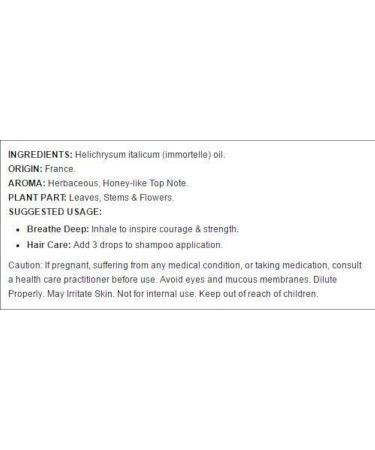 Aura Cacia Pure Helichrysum Essential Oil - 0.12 fl. oz. | Top Quality Aromatherapy & Natural Healing | Ships Worldwide - Buy Online on GoSupps.com