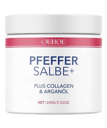 Pepper ointment plus - active pepper ointment for browning - pepper ointment browning - rich ointment with plus collages & argan oil - 100 ml content (1PCs)