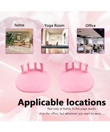 Women's Pink Toe Separators for Overlapping Toes & Bunion Corrector - Plantar Fasciitis Relief & Thin Leg Exerciser - 1 Pink Pair - Buy Online on GoSupps.com