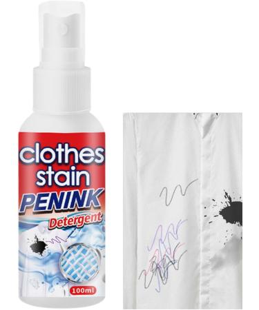 Ink and Stain Remover Spray | 100ml Clothes Stain Remover Portable Instant Clothes Stain Marker Remover Spray - for Various Fabrics Glazed Ceramic Tiles Fiberglass - Buy Online on GoSupps.com