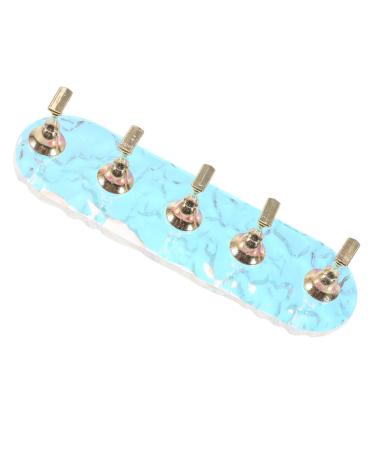 minkissy 1 Set Fake Nails Display Stand Press on Nails Practice Holder Nail Tools Nail Holder Press on Artificial Nails Holder Fairy Exercise Rack Bracket Base False Nails Acrylic 12.8x3.9x3cm As Shown