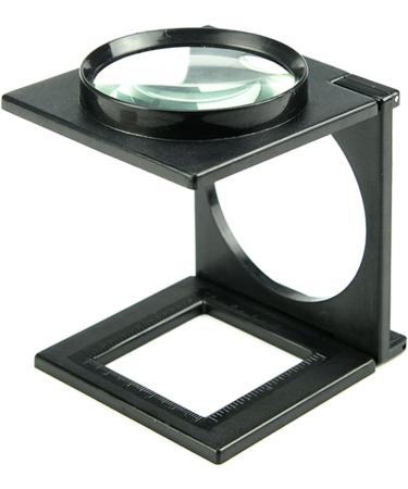 Uncles 5X65mm Linen Test Plastic Magnifying Glass Portable Magnifier with Scale Lightweight for Textile Jewelry Collection - Buy Online on GoSupps.com