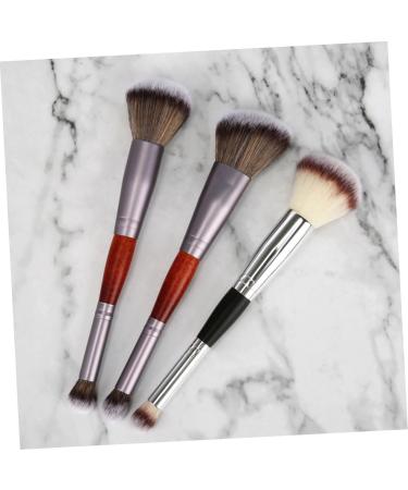 DRESSOOS 3pcs Double-ended Makeup Brush Female Makeup Brush Cosmetic Supplies Make up Kit Artificial Fiber - Buy Online on GoSupps.com