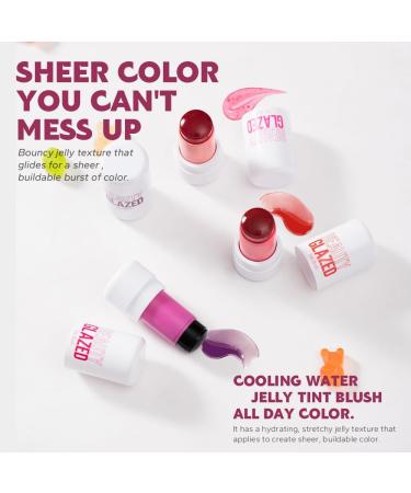 Jelly Lip Tint Lip Stain Long Lasting Vegan and Cruelty Free Sheer Lip & Cheek Stain Waterproof Non-sticky Moisturizing Lip Makeup (101 TRAVEL SIZE) 101 30 g (Pack of 1) - Buy Online on GoSupps.com