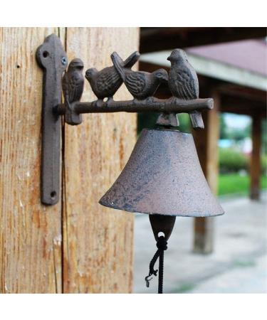 Cast Iron Doorbell Cast Iron Dinner Bell Bird Wall Mounted Doorbell for Outdoor Gardens Cast Iron Bell for Front Door (Color : Rust Size : 20x10.8x19cm) (Rust 20x10.8x19cm) - Buy Online on GoSupps.com